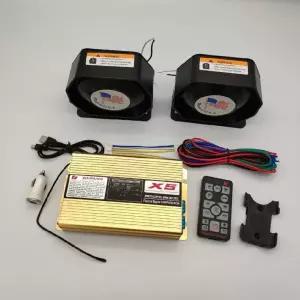 렉카 리모컨 12V 무선 자동차용 경보기 구난 24V 공사 싸이렌 스피커 고출력 특수차량