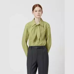 [롯데백화점]씨씨콜렉트 네크 타이 셔츠 블라우스 C254MSC033