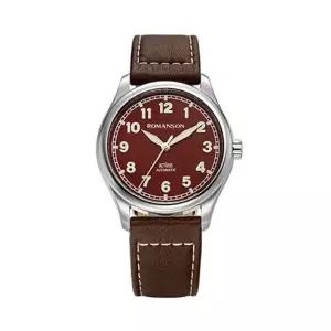 [롯데백화점]마션틴트(잡화) [로만손] 악티우스 시티보이39.5 오토매틱 남성 가죽시계 	RWALRM5BS015WHRE0