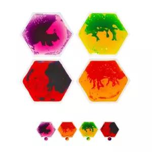 돌아기 걸음마연습 색인지 6각액체판 4종 신체활동 걷기놀이 밸런스 보드판 게임