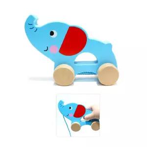 돌선물 걸음마 끌고미는 소근육발달 코끼리 유아용 교구 아기장난감 완구 추천