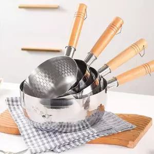 스테인레스 편수 냄비 인덕션 라면 소형 스텐레스 편수 냄비 주방용 조리용 싱글 주방 식기 간편 조리 음식