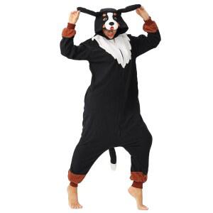 BD자이고자이우 라쿤 원시 성인 의상 유니 크리스마스 지퍼 파자마 동물 코스프레 여성 남성용 원피스 홈웨어