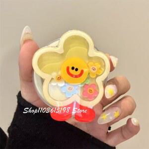 귀여운 쉐이크 만화 자석 홀더 폰 그립톡 그립톡 스탠드 아이폰 16용 맥세이프 액세서리 스마트톡