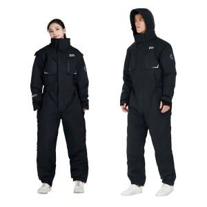 방풍복 패딩 우주복 스키복 일체형 조절 낚시복 복 겨울 배달 허리 저퍼 작업복 방한복 라이딩