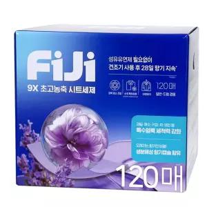 피지 세탁세제 120매 대용량 종이 시트세제 겸용