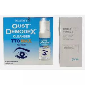 오큐소프트 오스트 TTO MAX 티티오맥스 +블레파졸순면부직포 1통