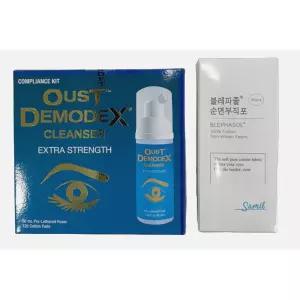 오큐소프트 오스트 클렌저 50ml +블레파졸 순면부직포 1통