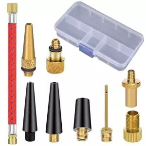 프레스타 슈레더 던롭 자전거 공기주입 변환 어댑터 노즐 세트