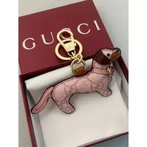 미국 구찌 참 핸드메이드 분홍 강아지 열쇠고리 선물 새 389370484598