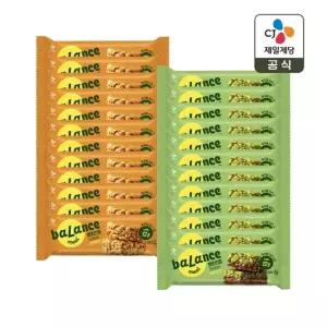 밸런스밀 프로틴바 말차초코 38g 12입 x1개+피넛버터 34g 12입 x1개