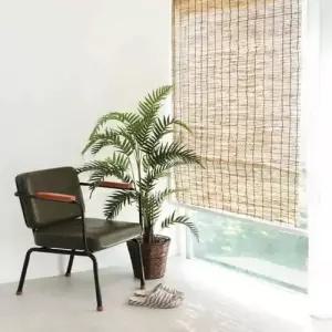 갈대문발 갈대발 2개 현관문발 갈대커튼