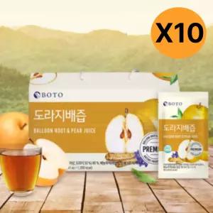보뚜 도라지배즙 도라지 배 주스 환절기 80ml 30포X10 BNA