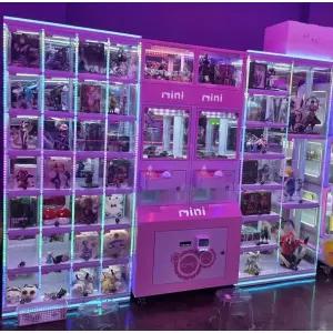 mini 미니 관물대 크레인 무인 문구점 업소용 뽑기기계 인형뽑기방 무인 창업 오락실 피규어 전시