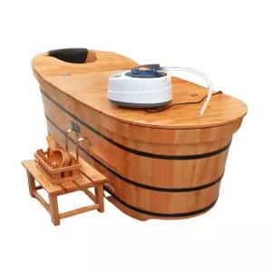 히노끼욕조 편백나무반신욕기 목욕 히노끼 욕조