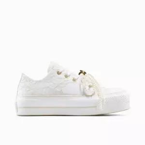 CONVERSE 컨버스 척테일러 올스타 리프트 OX 로우 라이트 듄 캔버스화 A15197C 918813