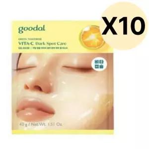구달 청귤 비타C 톤업 흔적케어 광채 겔 마스크 X10매