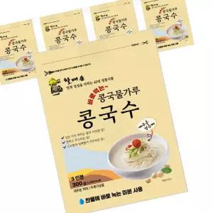 콩국수가루 콩국물가루 콩국수 300g x 5개