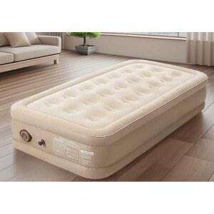 자충 침대 싱글 휴대용 캠핑 펌프내장형 야외 25cm 에어매트