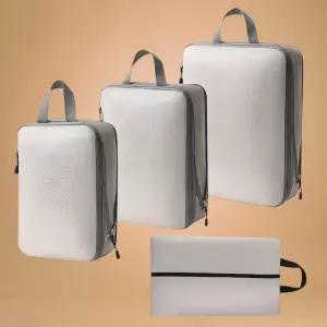 여행용 압축팩 압축파우치 4종세트 60% 공간확보 이너백 캐리어정리 의류정리