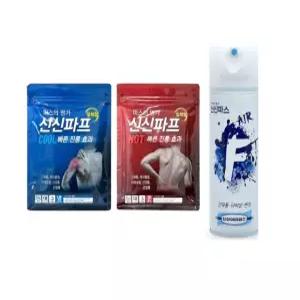 신신파스 쿨5매+핫5매+에어파스F 100ml 한세트