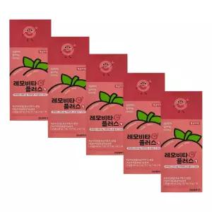 경남제약 레모비타 플러스정 120정 X 5개 [복숭아맛] 캔디류 상큼하게 씹어먹는 비타민c 어린이