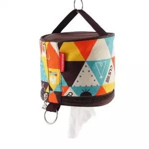 캠핑 걸이식 휴지케이스(유토피아) 1개 용케이스 보관 용품 패브릭 롤케이스 두루마리