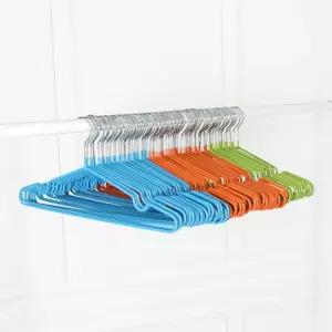 파스텔코팅논슬립옷걸이90개넌 니트 관리 가게행거 매장 논옷 상의