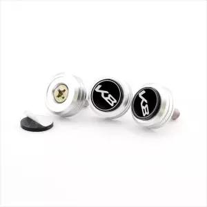 D21 K8로고호환 레이져 티탄 번호판볼트 차량한대분 번호판튜닝 자동차번호판볼트