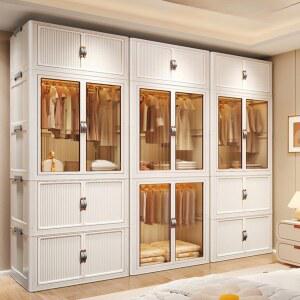 간이 코너 장농 틈새장 접이식 라지 간이옷장 64CM 제로/풀 장롱 좁은방 포름알데히드 1단 틈새옷장 모던 1 하나 자취방 커튼