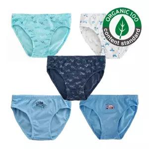 [코튼클럽] 오가닉 남아팬티 5매 C세트 초등학생 유아동 배변 순면 팬티