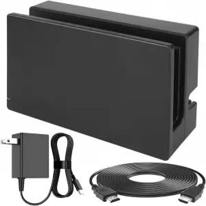 스위치 콘솔용 39W 충전기와 1080P HDMI를 갖춘 3-in-1 교체 TV 도킹 스테이션 Swtich용 독 세트