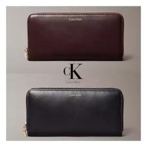 캘빈클라인 캘빈 클라인 Calvin Klein 지퍼 라지 여자 가죽 장지갑 1700430