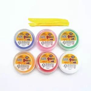 3500 6색 크림 클레이세트 2237 크림클레이 크림클레이세트 6색 6색클레이 클레이