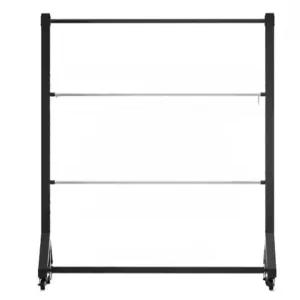 롤 필름 거치대 진열대 행거 원단 걸이 도배지 시트지 바퀴 이동식 걸이대