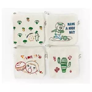 창의미술- 자수로 미니 파우치 꾸미기 1인용 키트