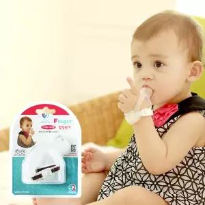 힐링핑거 엄지 손가락 빨기 방지 실리콘 교정기 손 빨기 방지