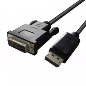 DP V1.2 입력 to DVI 출력 케이블 1.8MDVI변환 모니터 영상 DPTODVI