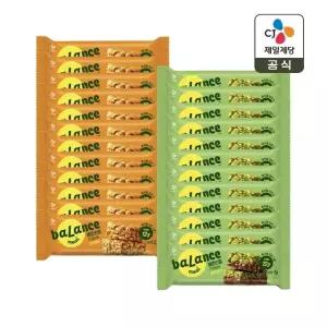 밸런스밀 프로틴바 말차초코 38g 12입 x1개+피넛버터 34g 12입 x1개