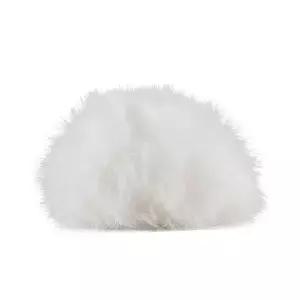 [유트렌드]핀마이크 퍼 윈드스크린 8~10mm 라발리에 방풍 커버 화이트