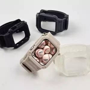 애플워치 스트랩 터프 일체형 케이스 스트랩 스포츠 밴드 루프 11 10 9 울트라 SE 3 2 8 7 6