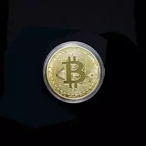 고품질 비트코인 기념주화 코인수집 주화수집 기념품 동전수집 기념선물 진열용 진열품 수집용 WFHX6N0