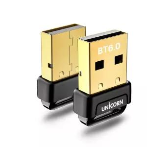 고성능 블루투스 동글이 v6.0 USB 초소형 어댑터 저지연 멀티페어링 무선 송수신기 PC 컴퓨터 게임용 연결