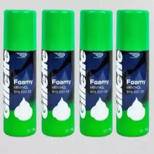 질레트 포오미 쉐이빙 폼 맨솔 175g X 4개