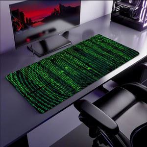 해커 코드 마우스 패드 미끄럼 방지 두꺼운 대형 쓰기 잠금 장치 사무실 학생 게임 쿠션 마우스 패드