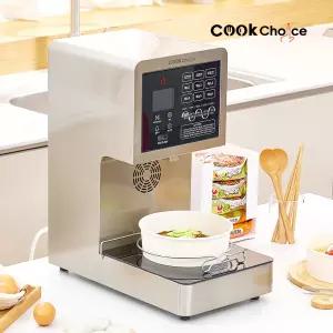 쿡초이스 라면조리기 한강라면기계 1구 직수형 물통형 스테인리스