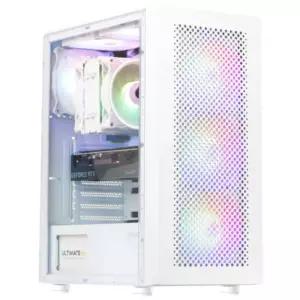 앱코 PC 케이스 컴퓨터 보호 아크릴 미들 타워 화이트 BNA