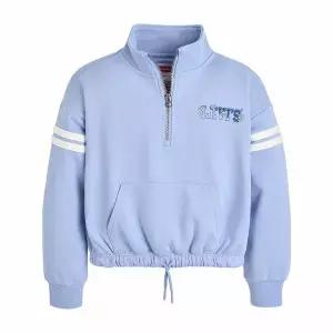 [보리보리/리바이스 키즈]여아하프집업탑맨투맨 (주니어)