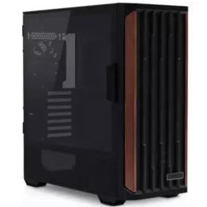 앱코 PC 케이스 컴퓨터 보호 안전 리얼 우드 블랙 BNA