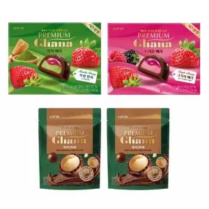 (시즌한정 초콜릿 세트)프리미엄 가나 트리플베리 68g 1개+말차베리 68g 1개+마카다미아 63g 2개
